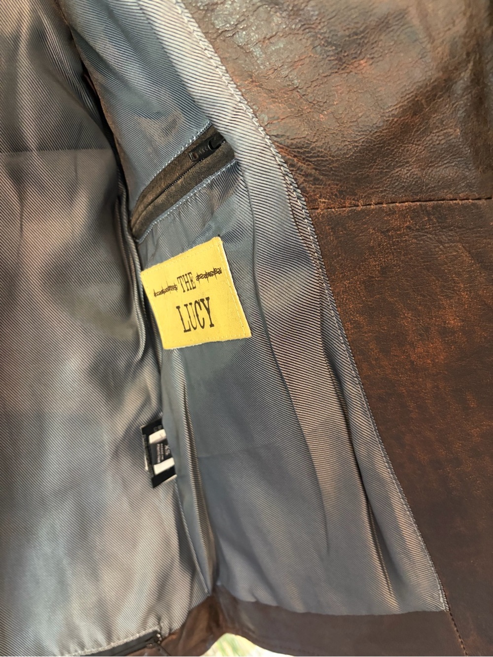 STS Ranchwear Ladies Lucy Brown Leather Biker Jacket - Picture 10 of 14
